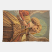 Renaissance Angel Violine Melozzo da Forli Geschirrtuch (Horizontal)