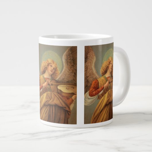 Renaissance Angel Violine Melozzo da Forli Jumbo-Tasse (Vorderseite Rechts)