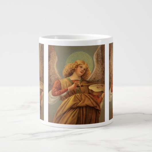 Renaissance Angel Violine Melozzo da Forli Jumbo-Tasse (Vorderseite)