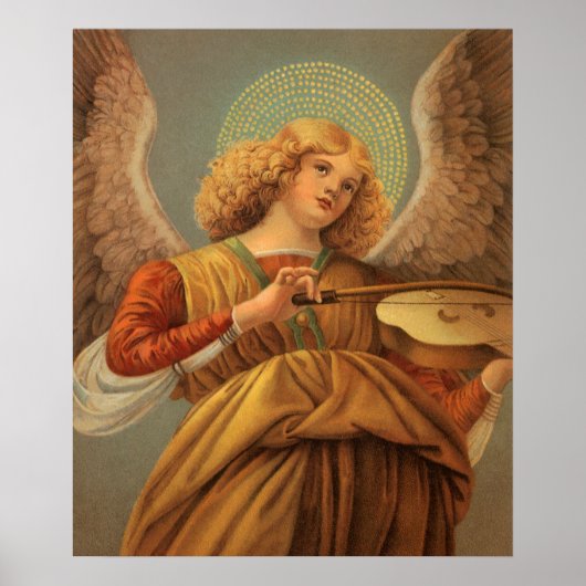 Renaissance Angel Violine Melozzo da Forli Poster (Vorne)