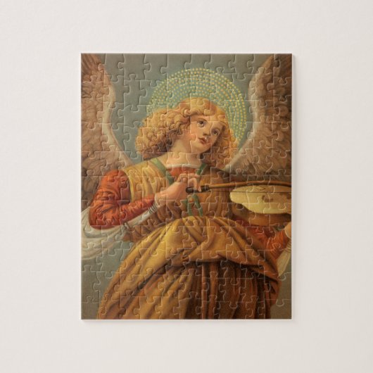 Renaissance Angel Violine Melozzo da Forli Puzzle (Vertikal)