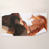 Renaissance Anime Woman Badehandtuch (Badehandtuch)