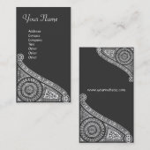 RENAISSANCE ARCHITECT Architecture, grau, weiß Visitenkarte (Vorne/Hinten)