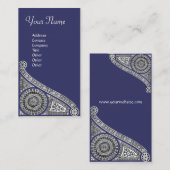 RENAISSANCE ARCHITECT Architektur, Blau, Weiß Visitenkarte (Vorne/Hinten)