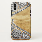 RENAISSANCE ARCHITECT BROWN PARCHMENT Case-Mate iPhone HÜLLE (Rückseite)