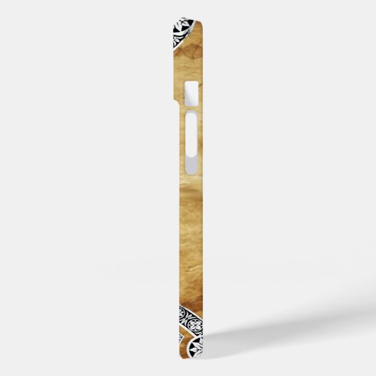 RENAISSANCE ARCHITECT BROWN PARCHMENT Case-Mate iPhone HÜLLE (Rückseite / Links)