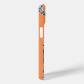 RENAISSANCE ARCHITECT Mandarine Orange Monogramm Case-Mate iPhone Hülle (Rückseite / Rechts)