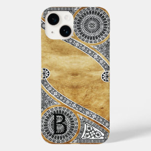 RENAISSANCE ARCHITECT-Parchment-Monogramm Case-Mate iPhone 14 Hülle