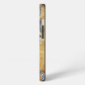 RENAISSANCE ARCHITECT-Parchment-Monogramm iPhone Hülle (Linke Seite)