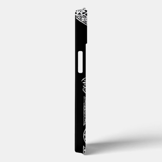 RENAISSANCE ARCHITECT Schwarz-weiß Case-Mate iPhone Hülle (Rückseite / Rechts)