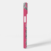 RENAISSANCE ARCHITECT Strawbere Ice Rosa Monogramm Case-Mate iPhone Hülle (Rückseite / Rechts)