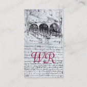 RENAISSANCE ARCHITEKTUR, ARCHITEKT, ENGINEER, Gold Visitenkarte (Rückseite)