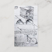 RENAISSANCE ARCHITEKTUR, ARCHITEKT, ENGINEER, Pear Visitenkarte (Rückseite)