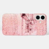 RENAISSANCE ARCHITEKTUR, ARCHITEKT, ENGINEER, rosa Case-Mate iPhone Hülle (Rückseite (Horizontal))