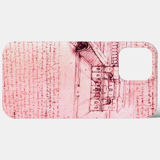 RENAISSANCE ARCHITEKTUR, ARCHITEKT, ENGINEER, rosa Case-Mate iPhone Hülle (Rückseite (Horizontal))
