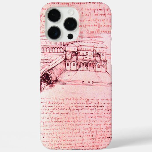RENAISSANCE ARCHITEKTUR, ARCHITEKT, ENGINEER, rosa Case-Mate iPhone Hülle (Rückseite)