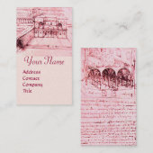 RENAISSANCE ARCHITEKTUR, ARCHITEKT, INGENIEUR, ros Visitenkarte (Vorne/Hinten)