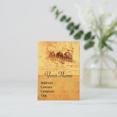 RENAISSANCE ARCHITEKTUR, ARCHITEKT, INGENIEUR VISITENKARTE (Stehend Vorderseite)