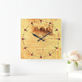 RENAISSANCE ARCHITEKTUR, ARCHITEKT QUADRATISCHE WANDUHR (Zuhause)