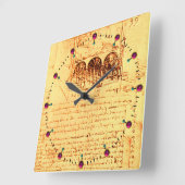 RENAISSANCE ARCHITEKTUR, ARCHITEKT QUADRATISCHE WANDUHR (Winkel)