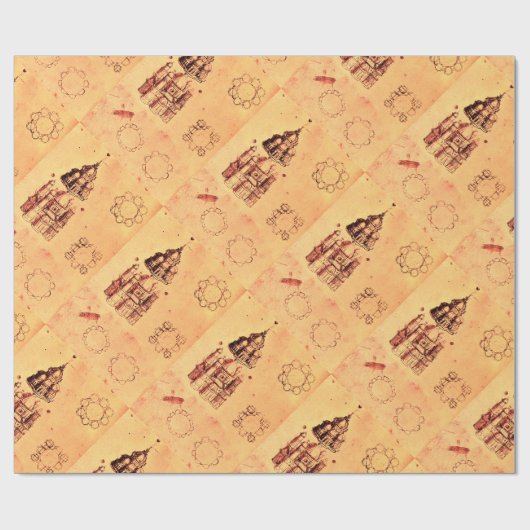 RENAISSANCE ARCHITEKTURELLES PROJEKT, ARCHITEKT GESCHENKPAPIER (Flach)