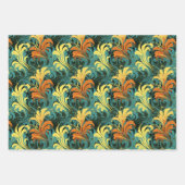 Renaissance Art Nouveau Gradient Wallpaper Design Geschenkpapier Set (Vorderseite 2)