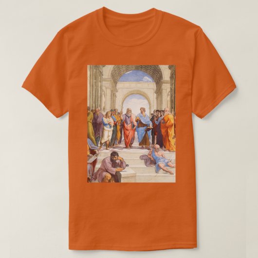 Renaissance Art Raphaelx27s Die Schule von Athen 1 T-Shirt (Design vorne)