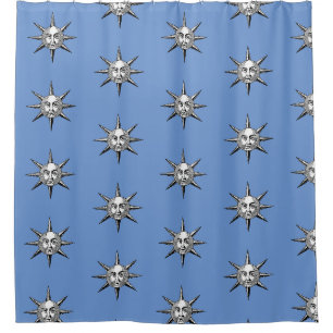 Renaissance Astronomie - Sonnengesicht Duschvorhang