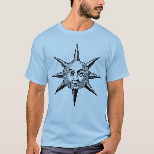 Renaissance Astronomie - Sonnengesicht T-Shirt (Vorderseite)