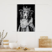 Renaissance Australian Shepherd Portrait, Royal Poster (Küche)