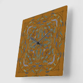 renaissance autumn tile quadratische wanduhr (Winkel)