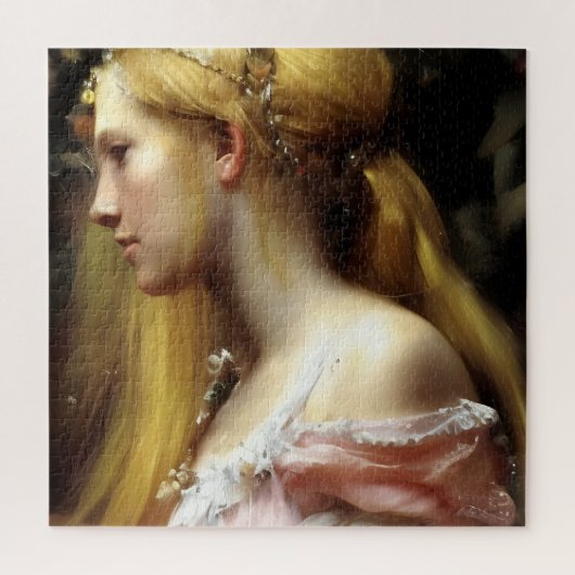 Renaissance Blonde Goddess Puzzle (Vertikal)