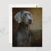 Renaissance Blue Postcard Postkarte (Vorne/Hinten)