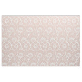 Renaissance-Blumenmuster in Rosa und Weiß Stoff (Yard (91,4 cm))