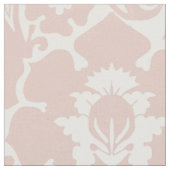 Renaissance-Blumenmuster in Rosa und Weiß Stoff (Nahaufnahme)