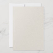 Renaissance-Blumenrahmen Einladung zur Hochzeit (Rückseite)