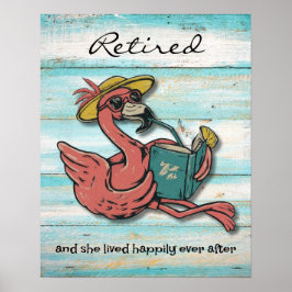 Renaissance-Buch mit tropischem Getränk Poster