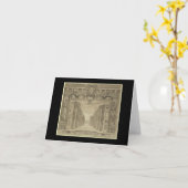 Renaissance-Bühne Karte (Gelbe Blume)