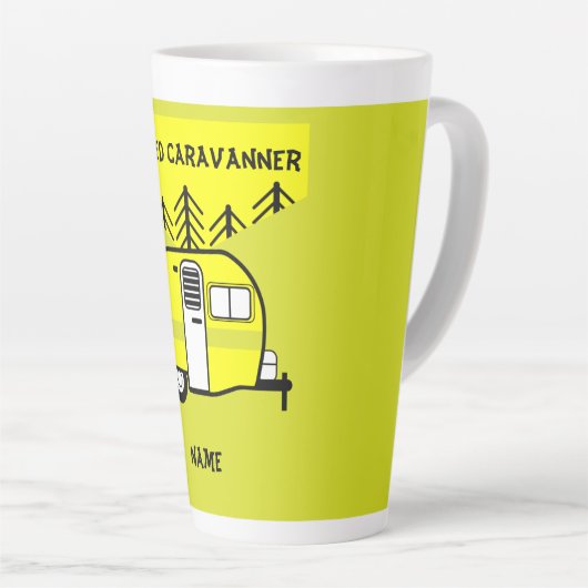 Renaissance Caravan Kunstwerke Liebe My Caravan Tw Milchtasse (Rechte Ecke)