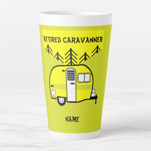 Renaissance Caravan Kunstwerke Liebe My Caravan Tw Milchtasse (Vorderseite)