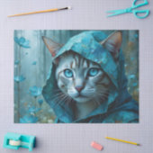 Renaissance Cat Birthday Seidenpapier (Basteln)