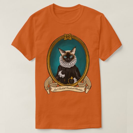 Renaissance Cat Lord Theobald Reinhardt Montclair T-Shirt (Design vorne)