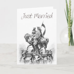 Renaissance Couple-Just Married Ankündigung