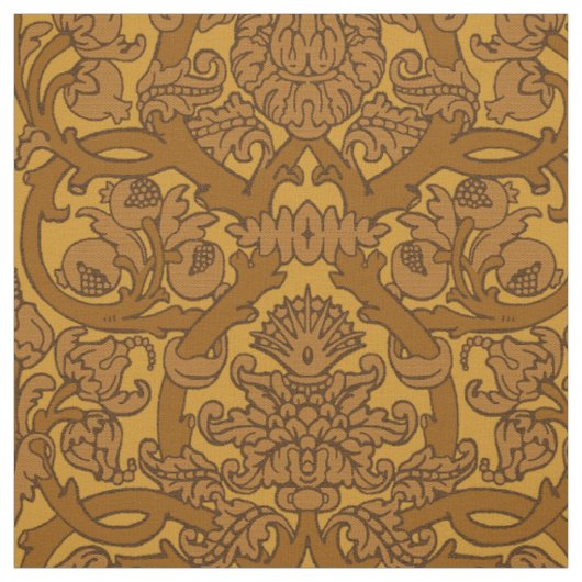 Renaissance-Damaskus mit Granatäpfeln Stoff (Muster)