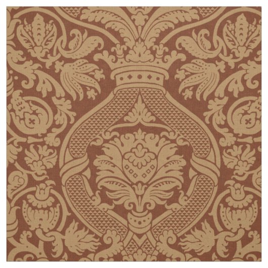 Renaissance Damast - Bernsteine Stoff (Muster)