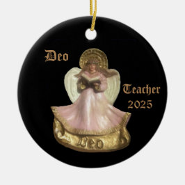 RENAISSANCE DEO ANGEL FÜR LEHRER 2025 KERAMIK ORNAMENT