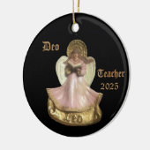 RENAISSANCE DEO ANGEL FÜR LEHRER 2025 KERAMIK ORNAMENT (Links)