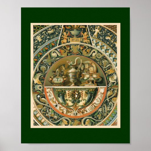 Renaissance-Design Vintage-Kunst Poster (Vorne)