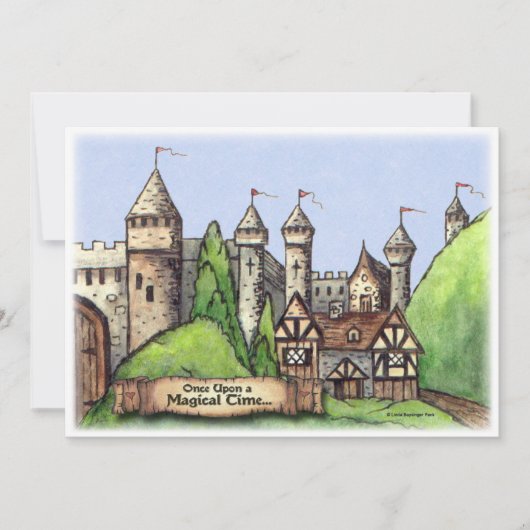 Renaissance-Dorf Einladung (Vorderseite)