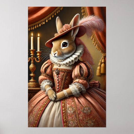 Renaissance Duchess Bunny Poster (Vorne)